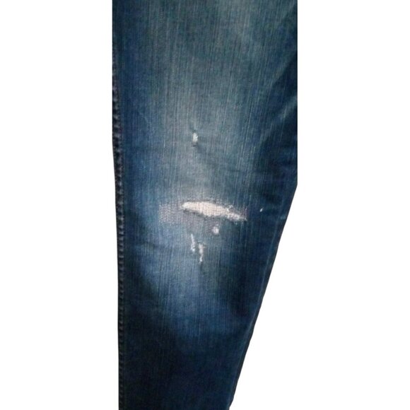 White House Black Market Jeans Women's Size 8 Med Blue Wash The Skinny High Rise - Picture 6 of 9